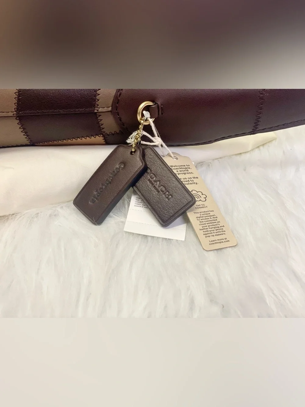 COACH Coachtopia Alter/Ego Brooklyn Shoulder Bag 28 CFN34 Tan Signature Multi